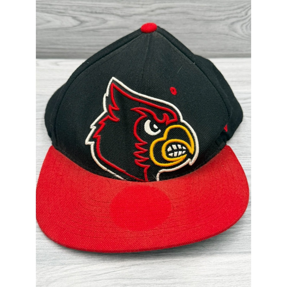 NCAA Zephyr Louisville Cardinals Adjustable Snapback Hat Black One Size